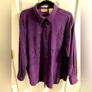 Plum Collared Blouse